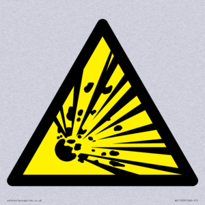 Warning Symbol: Explosive material